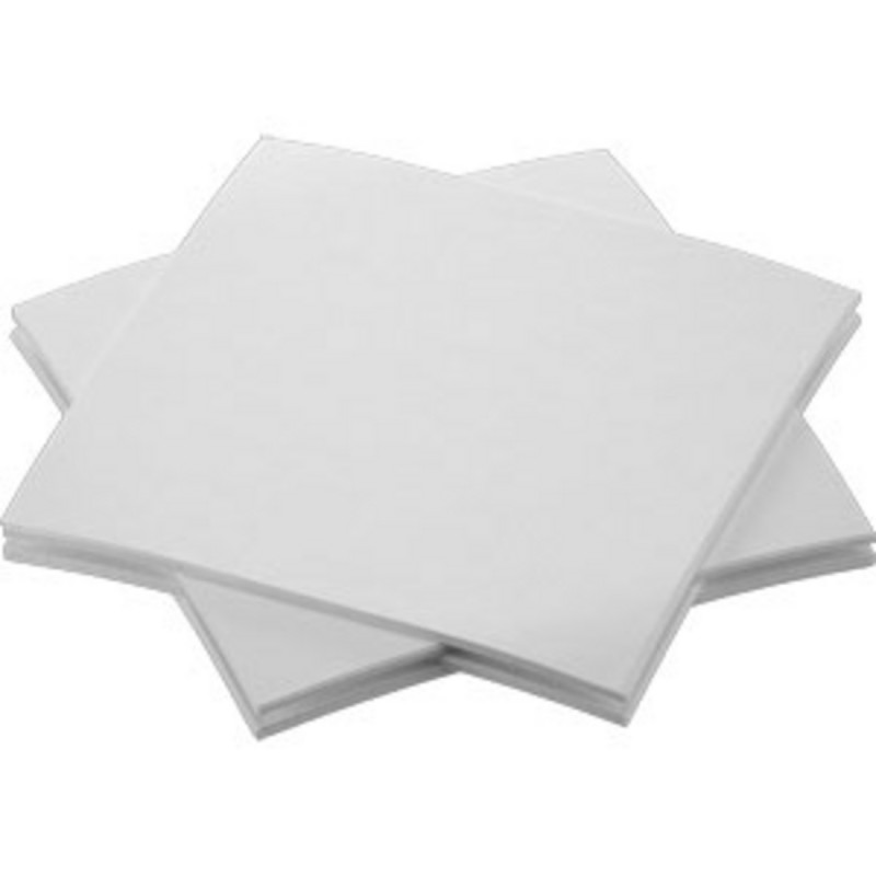 Serviette blanc non tissé 20x20 cm Airlaid Duni (180 pièces)