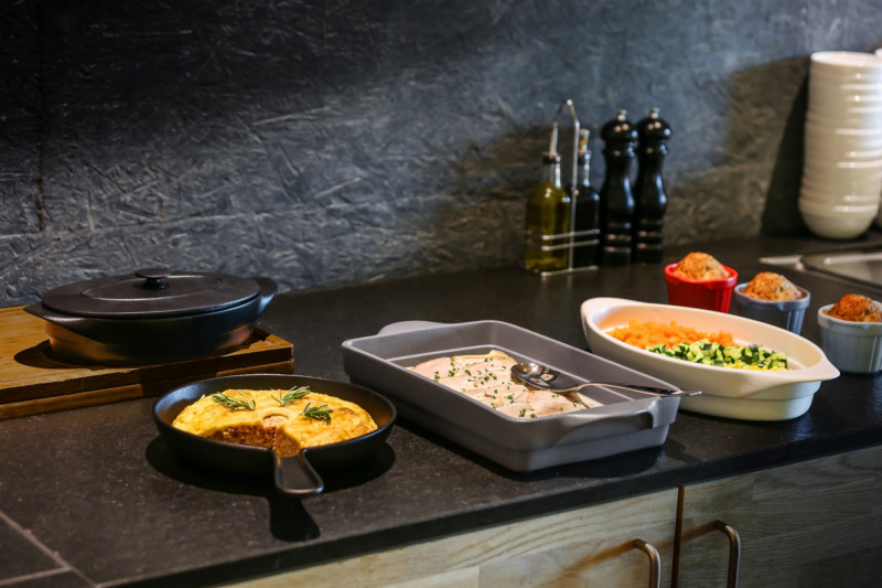 Soupière rond gris porcelaine vitrifiée Ø 10,8 cm Chefs Fusion Rak