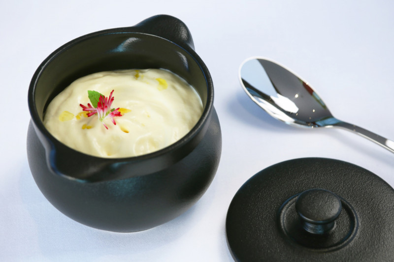 Soupière rond noir porcelaine vitrifiée Ø 10,8 cm Chefs Fusion Rak