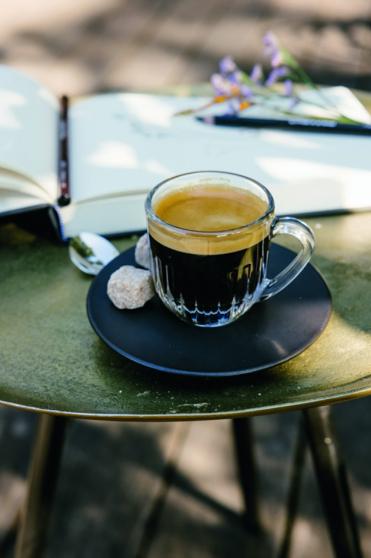 Tasse à expresso transparent verre pressé 9 cl Ø 6,1 cm Ouessant La Rochere