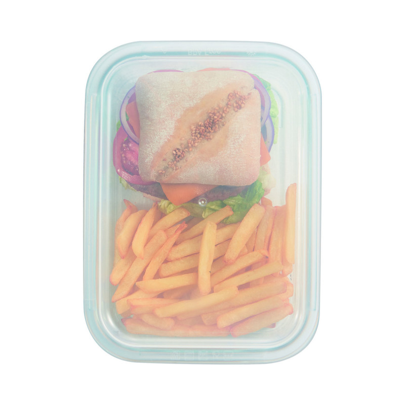 Boîte rectangulaire transparent verre trempé 17,9 cm Food Box Arcoroc