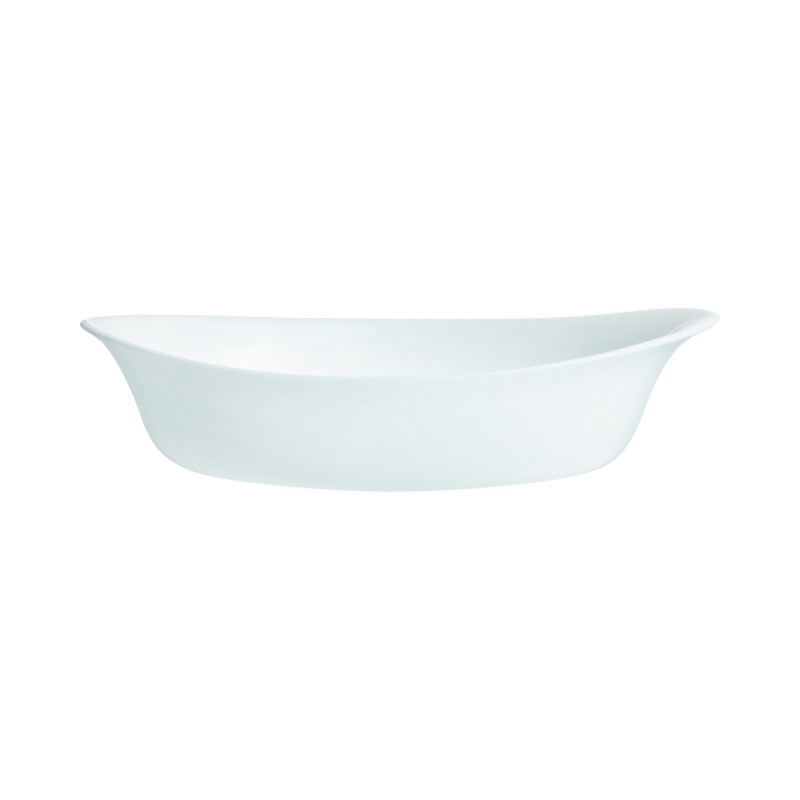 Plat ovale blanc verre 21,5 cm Smart Cuisine Luminarc