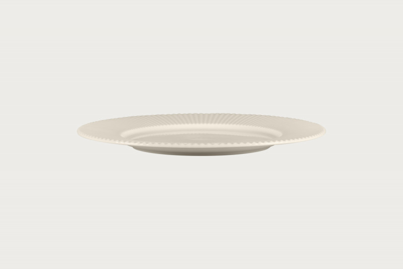 Assiette plate rond blanc porcelaine bone china Ø 31,5 cm Spectra Rak