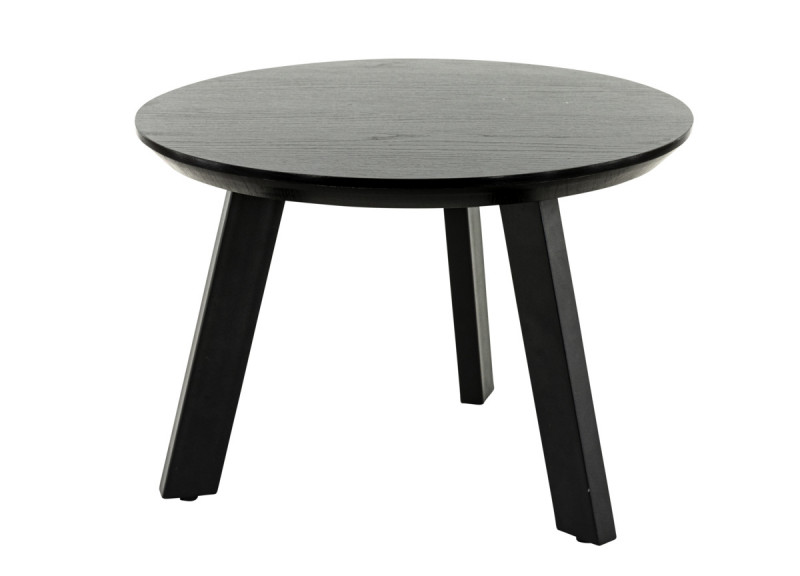 Table d'intérieur noir 42x60x60 cm Jolyne
