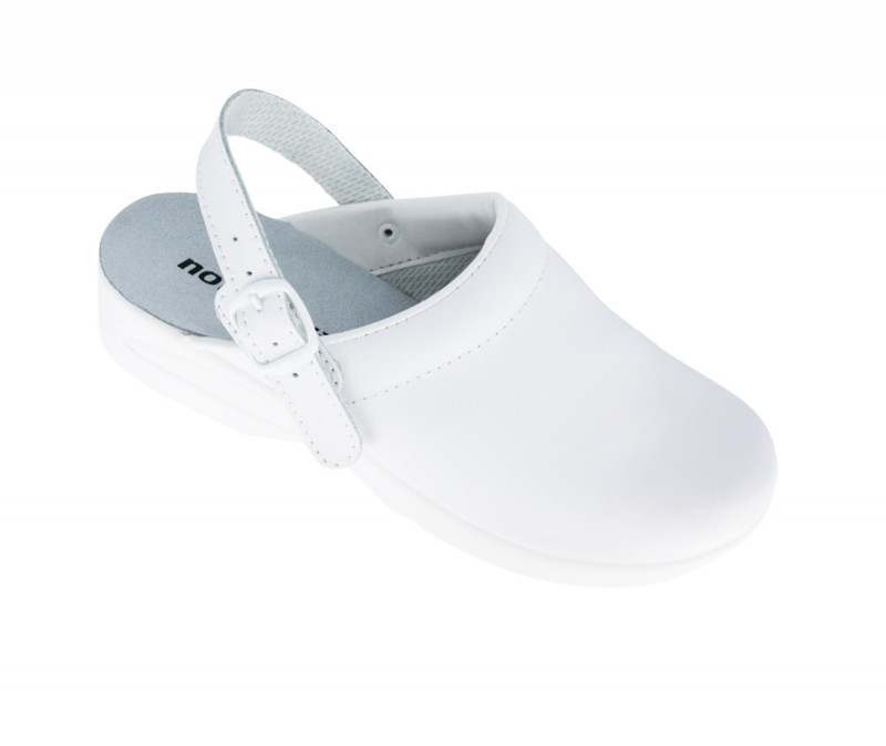 Sabot avec bride blanc 34 Mado Nordways