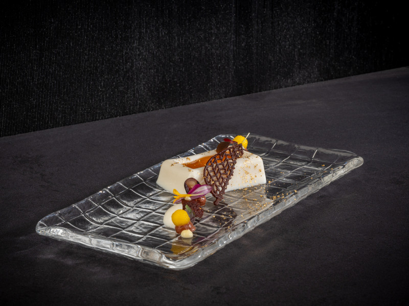 Plateau sushi verre 26x13x1,5 cm Takashi Aps