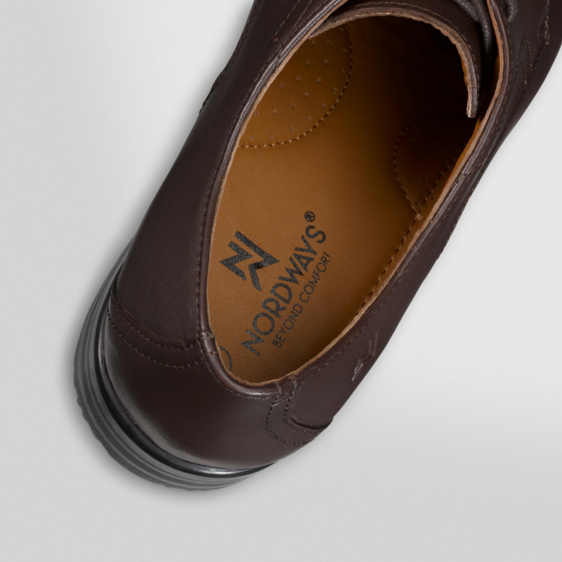 Chaussures à lacets basse marron 47 Nclass Nordways