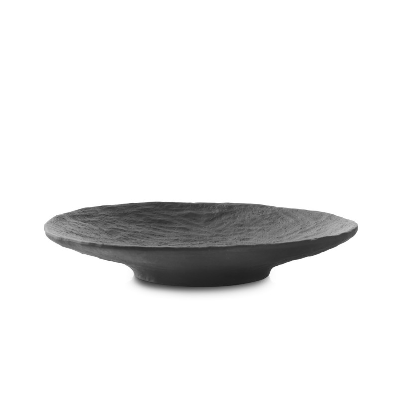 Bol coupe rond Noir brut porcelaine Ø 15,5 cm Yli Revol