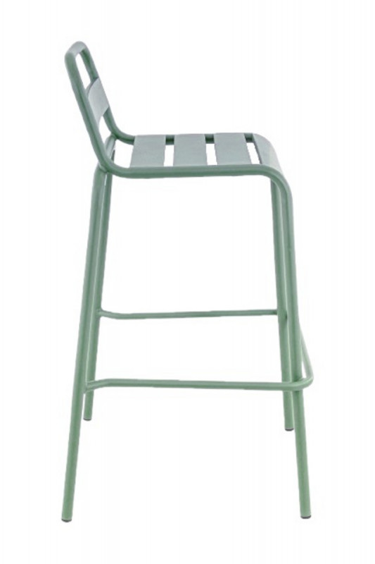 Tabouret vert sauge 96x53x56 cm Bastille