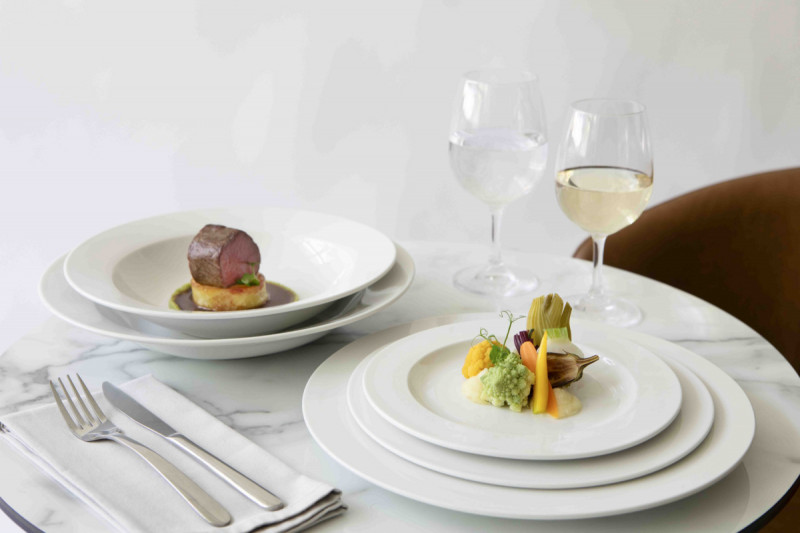 Assiette creuse rond blanc porcelaine Ø 23 cm Presto Accolade
