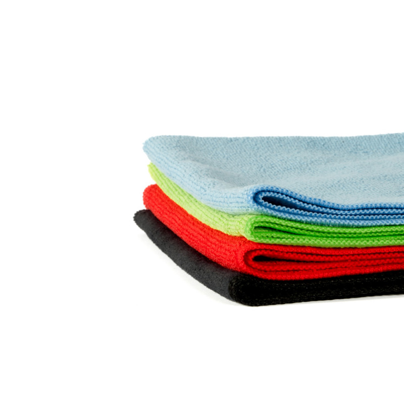 Lavettes microfibre noir microfibre 40x40 cm Kleaning Essentials (5 pièces)