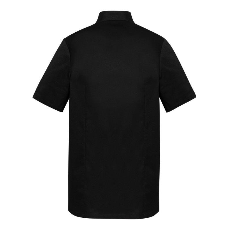 Veste de cuisine manches courtes noir T1 Reko Molinel